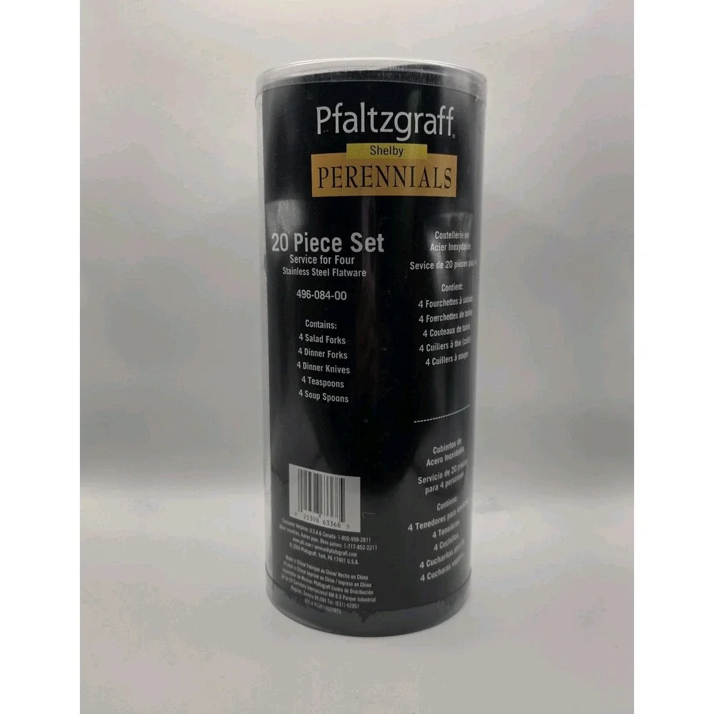 New Pfaltzgraff Perennials Shelby 20 Piece Set Service for 4 Floral Cottagecore